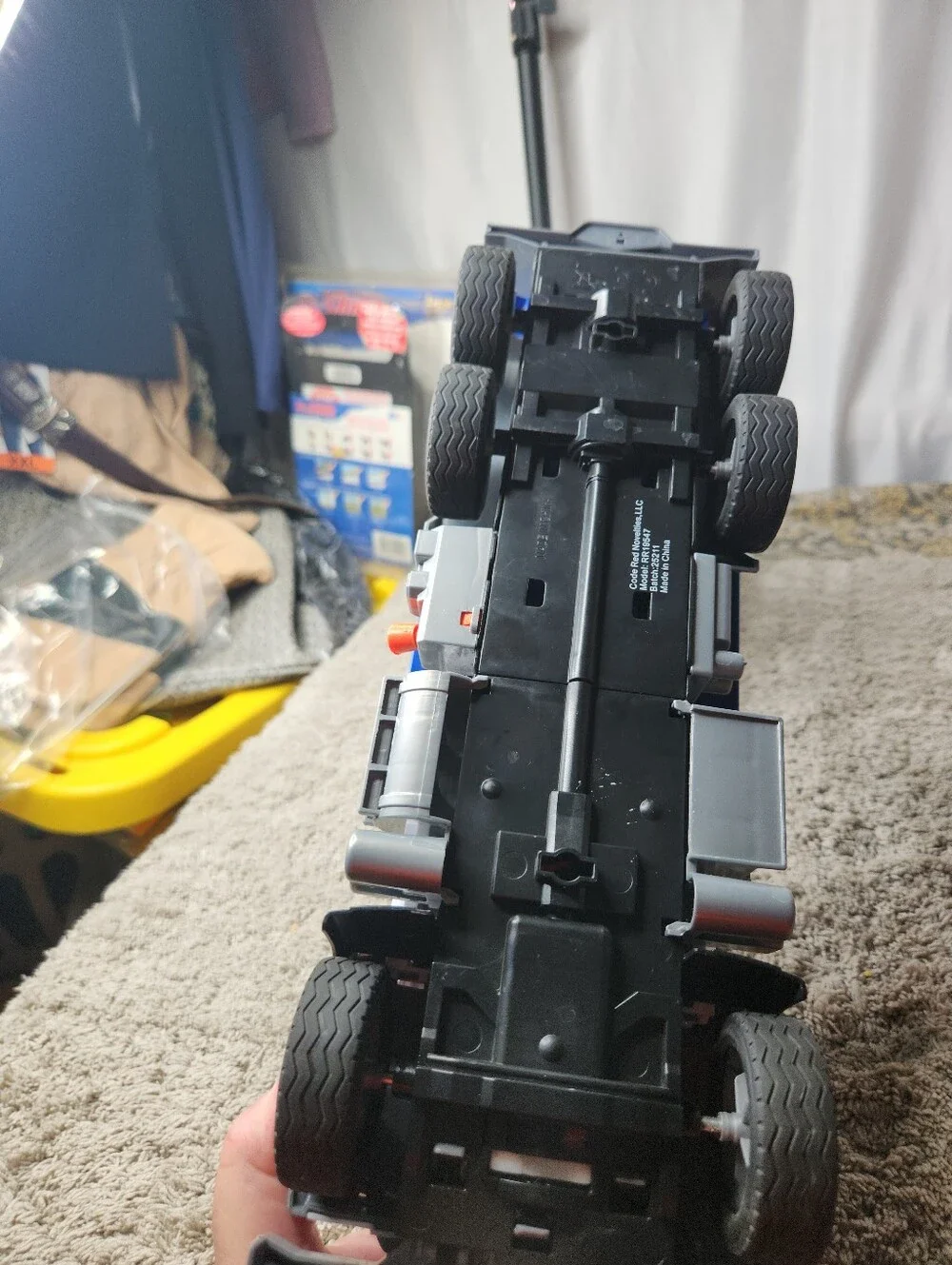 3 Kid's Toy Trucks - Garbage Truck, Dump Truck & Backhoe